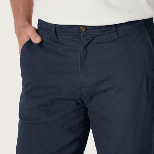 Amazon Essentials Men's Athletic-Fit Casual Stretch Khaki Pant, Navy, 35W x 30L — view 3