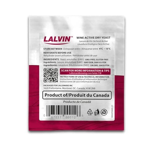 Lalvin D47 Wine Yeast (10 Pack) - Sold by CAPYBARA Distributors Inc. — view 2