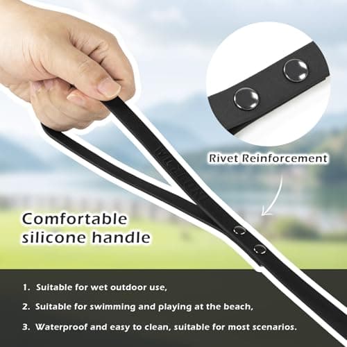 Wolfone Waterproof Dog Leash 10FT PVC Coated Training Lead for Dogs — view 3