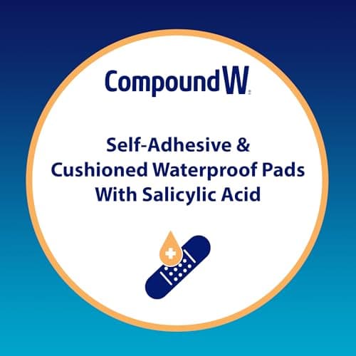 Compound W Wart Remover One Step Medicated Foot Pads- 20 Count - With Salicylic Acid, Maximum Strength, Effective Wart Removal — view 2