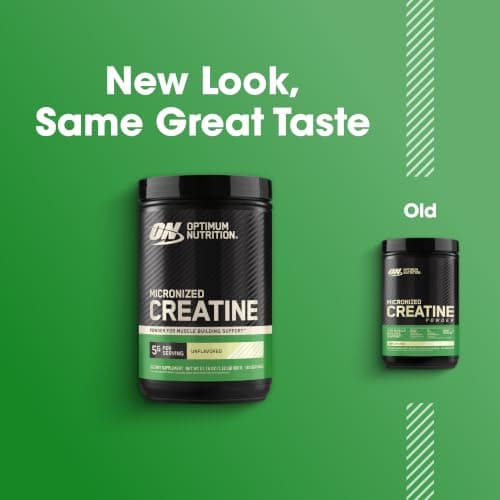 Optimum Nutrition Creatine, Micronized Creatine Monohydrate Powder, Supports Strength & Recovery, Banned Substance Tested, Unflavored, 5 g per Serving, 120 Servings — view 3