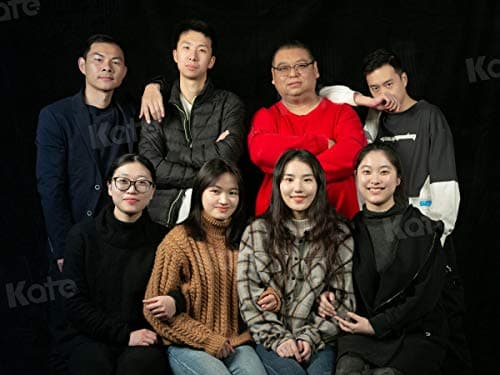 Kate 5ft×7ft Solid Black Backdrop Portrait Background for Photography Studio — view 2