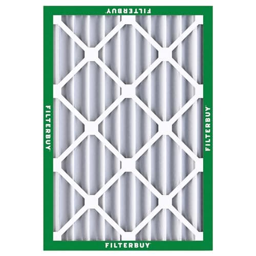 Filterbuy 20x25x4 Air Filter MERV 8 Essential Dust & Allergy Defense (2-Pack), Electrostatic Pleated HVAC AC Furnace Filters Replacement, Made in USA (Actual Size: 19.50 x 24.50 x 3.63) — view 7
