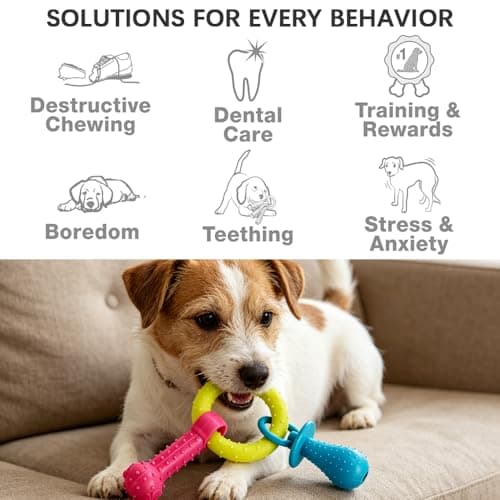 1pc Puppy Pacifier Chew Toy, Teething Toys for Puppies, Small — view 3