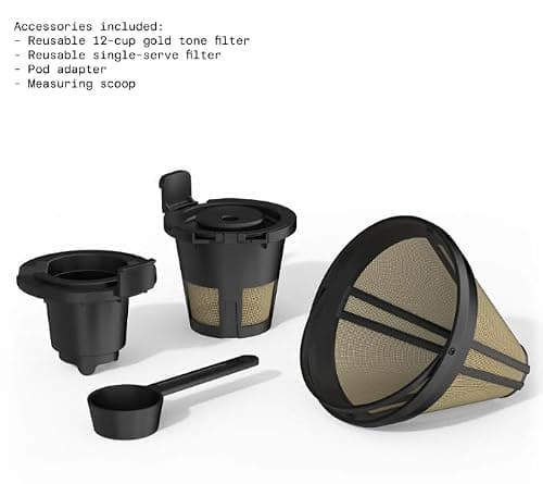 Multi Brew Programmable Coffee Maker 12 Cup & Single Serve — view 6