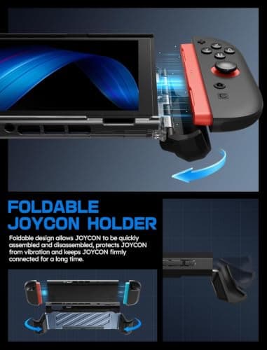 SUPCASE Unicorn Beetle Pro Case for Nintendo Switch 2 2025, [Military-Grade Protection] [Joy Con Remove Friendly] Dockable Integrated Cover Accessories Compatible with Switch 2, Tilt — view 2