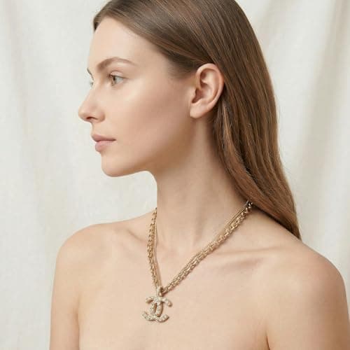 Beaucares 18K Gold Plated Necklace For Women Layered Stacked Pendant Necklaces Hypoallergenic Non Tarnish Birthday Gift Exquisite Jewelry — view 3
