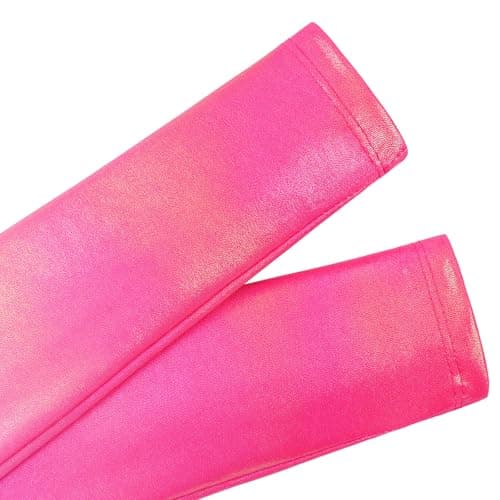 Gymnastics Leotards for Girls Long Sleeve Biketards Dance Unitards 3-12Y, Sleeved D Whitepink, 5-6 Years — view 4