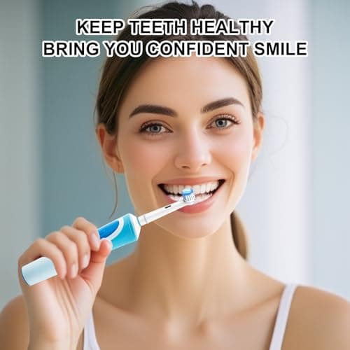 Toothbrush Heads for Oral B, 4 Pack Professional Electric Toothbrush Replacement Heads Medium Soft Dupont Bristles Replacement Toothbrush Heads Precision Clean Brush Heads Refills — view 6