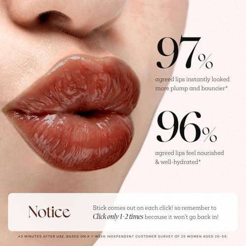 Nature Republic HONEY MELTING LIP PLUMPING (21 DIRTY CHOCO) SOFT LIP STICK, Hydrating Gloss, Moisturizing balms, Volumizing formula & Sheer tint, Glowy Finish, korean make up — view 2
