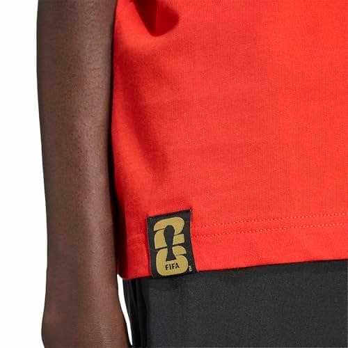 adidas Men's FIFA World Cup 26 Canada T-Shirt, Active Red, Medium — view 4