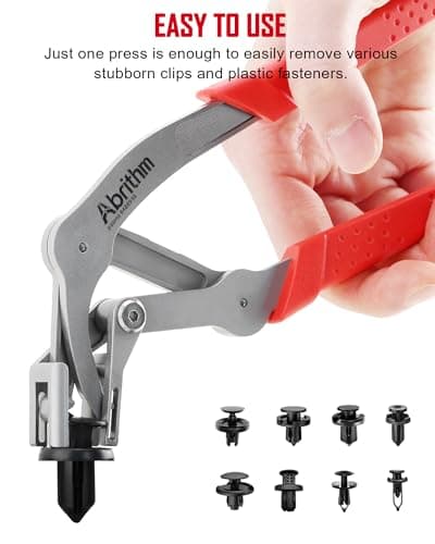 Car Clip Pliers, Professional Auto Clip Removal Pliers Tool, Panel Clip Removal Tool for Automotive Plastic Fasteners, Push Pin & Door Trim Disassembly Without Damage — view 4