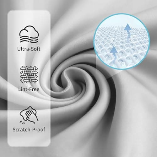 LOJWRY Glasses Cleaning Cloth 30 Pcs - 6*7in, Ultra Soft, Individually Wrapped, Streak-Free, Microfiber Eyeglass Cleaning Cloth for Eyeglass, Screen, Readers, Sunglasses, Laptops, Tablets, Phones Etc. — view 2