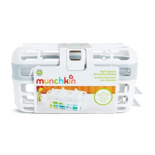 Munchkin® High Capacity Dishwasher Basket, 1 Pack, Grey — view 6
