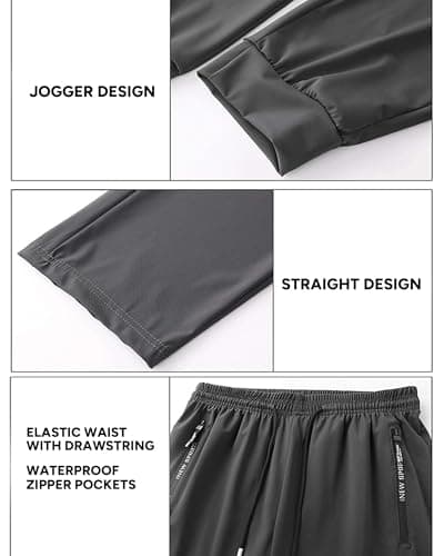 Stretch Active Pants for Women – Ultra Stretch Quick Dry Ice Silk Lightweight Breathable Pants with Pockets for Women Over 50 (CA/US, Alpha, Medium, Regular, Regular, Straight, Black) — view 5
