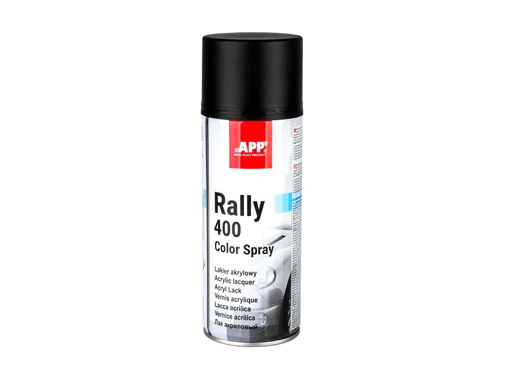 APP Rally 400 Color Spray - Barniz spray transparente brillante para coche, madera, metal | Incoloro brillante para todo tipo de superficies, alta cobertura | 400 ml — view 7