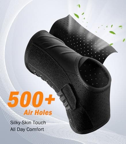 WHCOOL Slim-Fit Ankle Brace for Sprained Ankle, Quick Lace Up Ankle Support for Women Men with 2 Auto-Shaped Pads, Air Fabric Cool Ankle Stabilizer for Injury Recover, Running,Sports,XS(9.6”-10”) — view 3