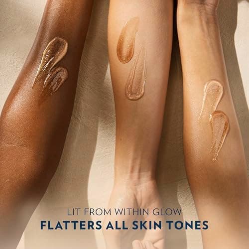 Vaseline Glazed and Glisten Sunlit Glow Body Gel Oil Vanilla Cocoa Shimmering with Ultra-Hydrating Lipids and 100% Pure Cocoa Butter, 6.8 Oz — view 4