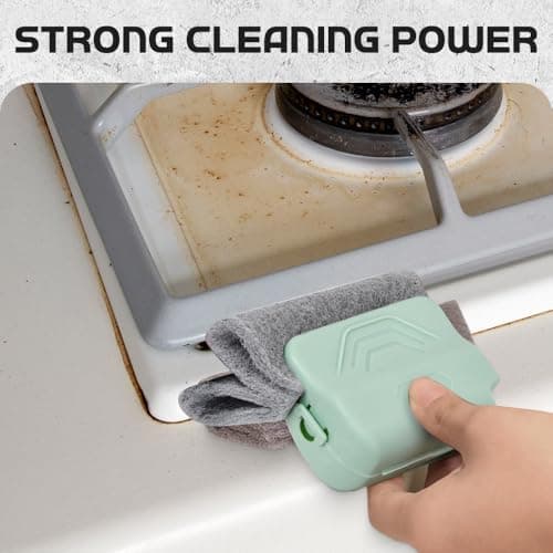 Magic Window Track Cleaner, 2025 Upgraded Handheld Cleaning Brush Set, for Window Slides Grooves, Tile Grout Lines, Shutter Slats, Car AC Vents & Narrow Gaps​ (Mix 3PCS) — view 4