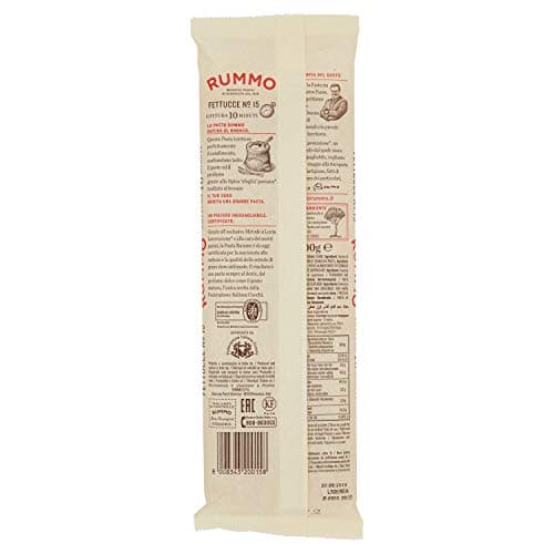 Rummo, Fettucce No. 15, Authentic Italian Pasta Made with Durum Semolina Wheat, 500g (Pack of 1) — view 4
