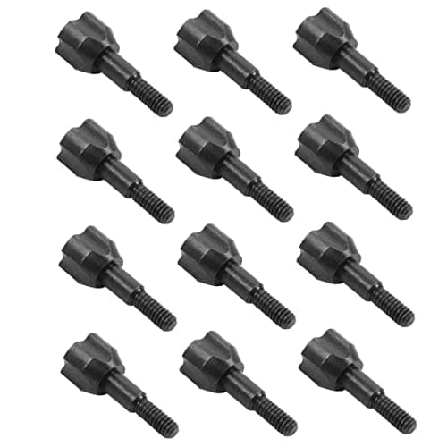 Metal Arrow Tips Archery Arrowheads Broadheads Stump Arrow Head with Storage Case 12PCS