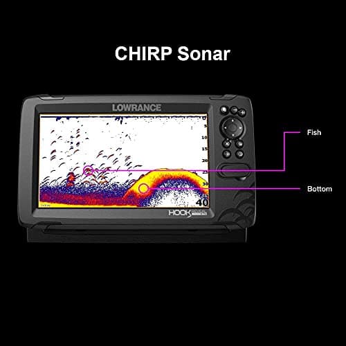 Lowrance HOOK Reveal 5 SplitShot - 5-inch Fish Finder with SplitShot Transducer, Preloaded C-MAP US Inland Mapping (Renewed) — view 4
