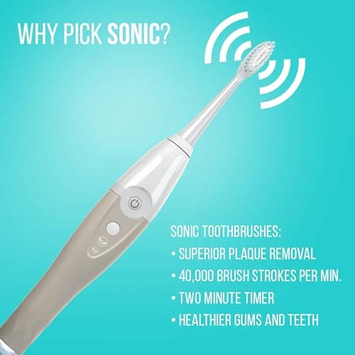 TAO Clean UV Sanitizing Sonic Toothbrush and Cleaning Station, Electric Toothbrush, Dual Speed Setting, Sandstone — view 4