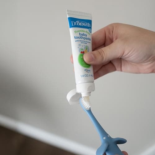 Dr. Brown's™ Infant-to-Toddler Toothbrush, Elephant, Blue, 0-3 years — view 7