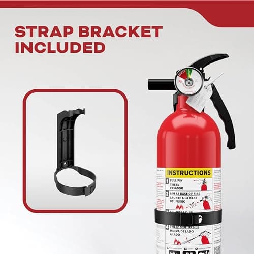 Kidde Basic 110 Fire Extinguisher for Home, 1-A:10-B:C, FA110G, 1 Pack — view 5