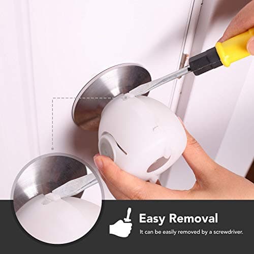 EUDEMON 4 Pack Baby Safety Door Knob Covers Door Knob Locks — view 4
