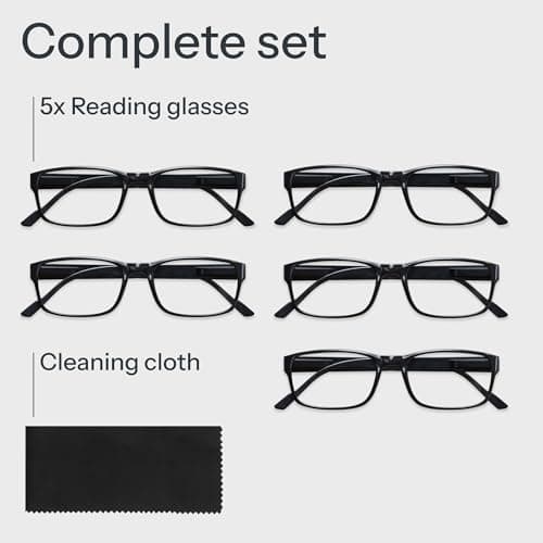 Gaoye Professional Reading Glasses for All Day - Computer Readers with Blue Light Protection - Value Pack — view 8