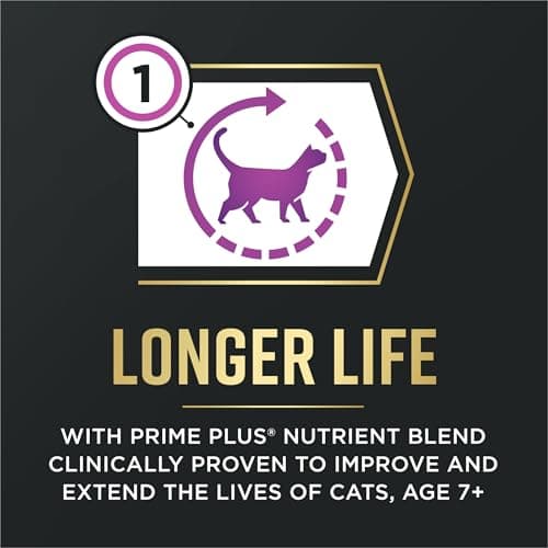 Purina Pro Plan AdvantEDGE Dry Cat Food, Senior Support+ Chicken & Rice Formula - 1.36 kg Bag (1 Pack) — view 4