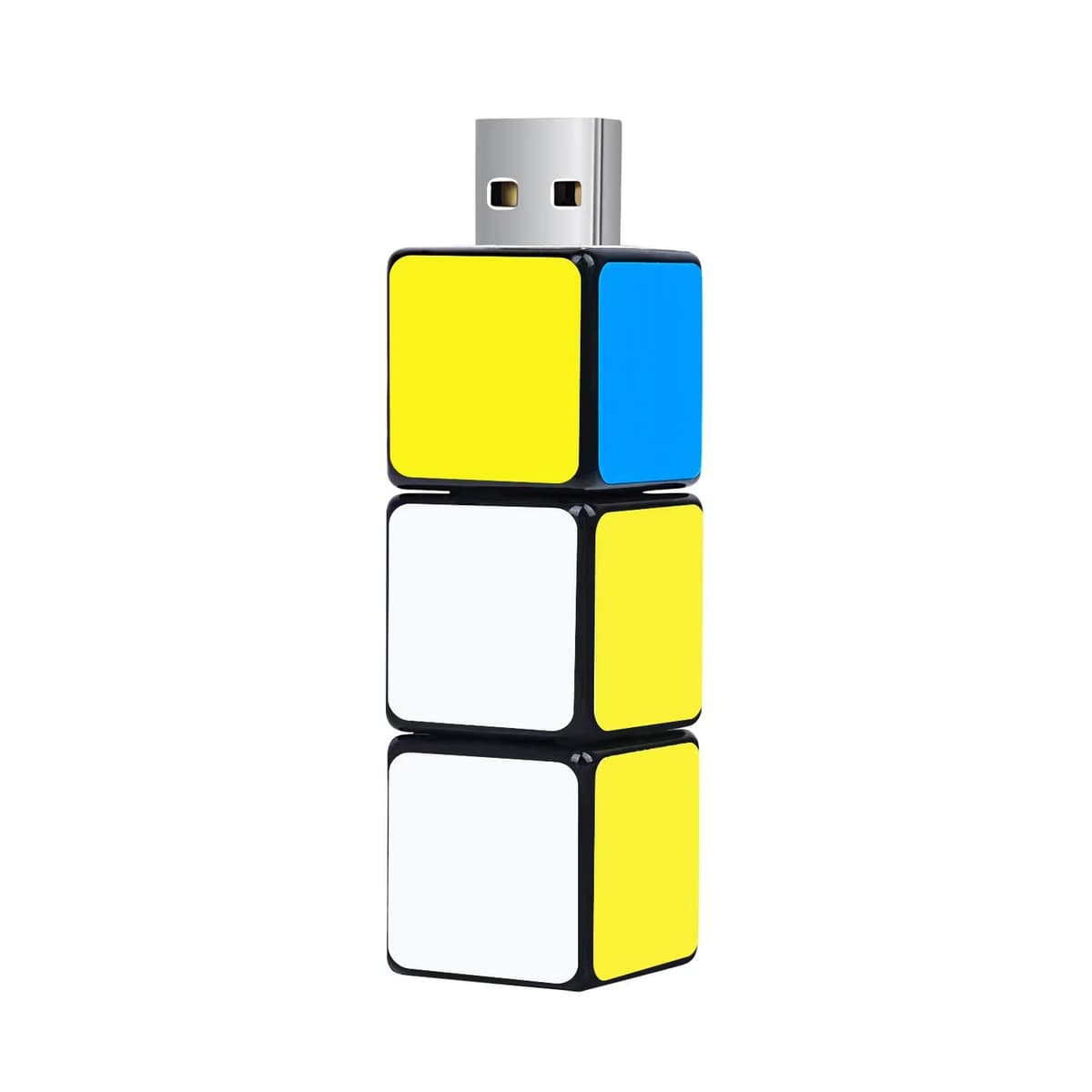 Unidad Flash USB Memoria USB 【64GB】, Tira Única de Almacenamiento Externo en Forma de Cubo de Magic, Adecuada para Regalar a Familiares y Amigos