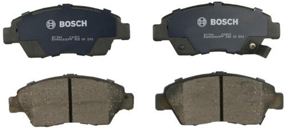 Bosch BC914 QuietCast Premium Ceramic Disc Brake Pad Set For: Acura ILX; Honda Accord, Civic, CR-V, Element, Fit, Front — view 338