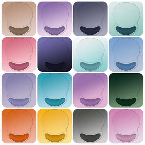 ITNRSIIET Ergonomic Mouse Pad with Comfort Gel Wrist Rest, Non-Slip PU Base, Smooth Textured Surface, Reduces Hand Fatigue & Wrist Pain, 220 x 180 mm for Office Gaming Home, Sage Mint Gradient — view 6
