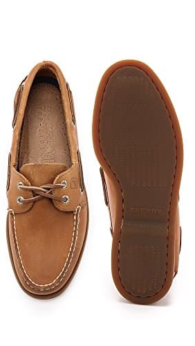 Sperry Men's Authentic Original 2-Eye Leather Boat Shoe, Sahara, 9 — view 3