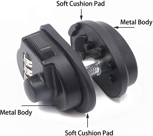 Mizzuco Trigger Lock 3 Digit Combination Gun Lock (3Pcs) — view 2