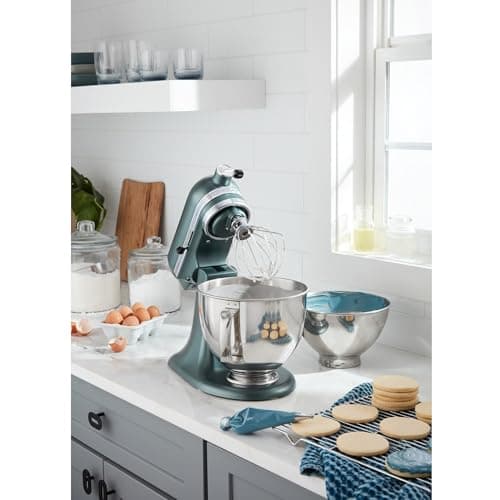 KitchenAid Artisan Series 5 Quart Tilt Head Stand Mixer, KSM150PS, Juniper — view 4