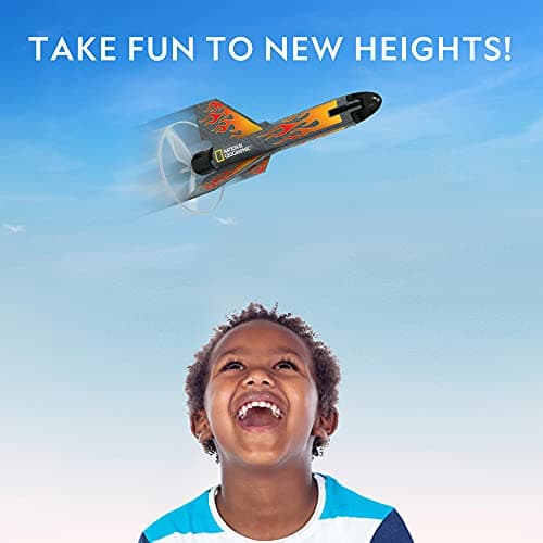 National Geographic Rocket Launcher - Motorized Air Rocket Toy with Patented Design, Launch up to 200 Feet, Outdoor Toys & Model Rockets, Gifts for Kids Ages 8-12, Space Toys — view 2