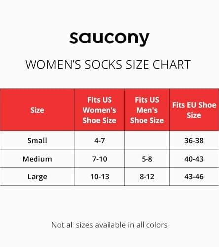 Saucony Women's Selective Cushion Performance Socks (6 & 12 Pairs), White Basic (6 Pairs), Medium — view 4