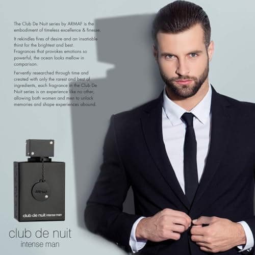 ARMAF club de nuit intense Man EDT Men New in Box, Black , 3.6 Fl Oz — view 3