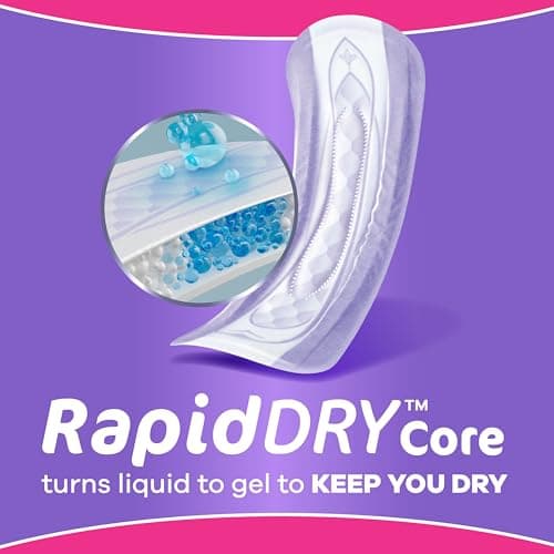 Always Discreet Adult Incontinence Pads for Women, Moderate Absorbency, Regular Length, Postpartum Pads, 66 Count — view 4