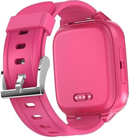 XPLORA Kidzi - Watch Phone for Children (4G) - Calls, Messages, Kids School Mode, SOS Function, GPS Location, Camera and Pedometer – (Subscription Required) (Kidzi on AT&T's Network, Pink) — view 4