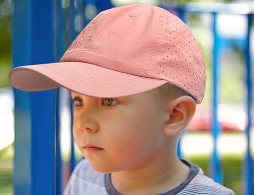 Jastore Kids Sun Hats for Girls Boys Quick Drying Baseball Cap Lightweight Sun Protection Hat for Outdoor Activity (US, Age, 6 Years, 10 Years, Green) — view 5