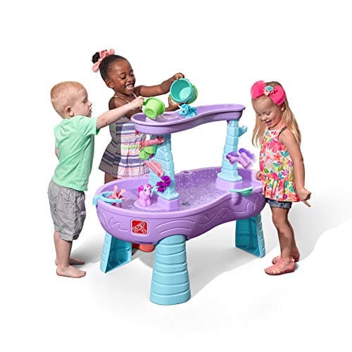 Step2 Rain Showers and Unicorns Water Table for Kids, Toddler Outdoor Sensory Play Table, 13 Accessories, Pink, Ages 18 Months+ — view 4