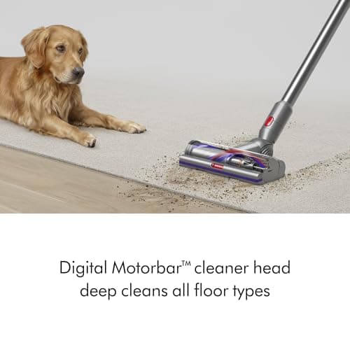 Dyson V15 Detect Plus Cordless Vacuum, Illumination Reveals dust, 240AW, 3 Power Modes, Up to 60 Minutes,² Deep Cleans Hard Floors and Carpets, Detangles pet Hair, Converts to Handheld — view 6