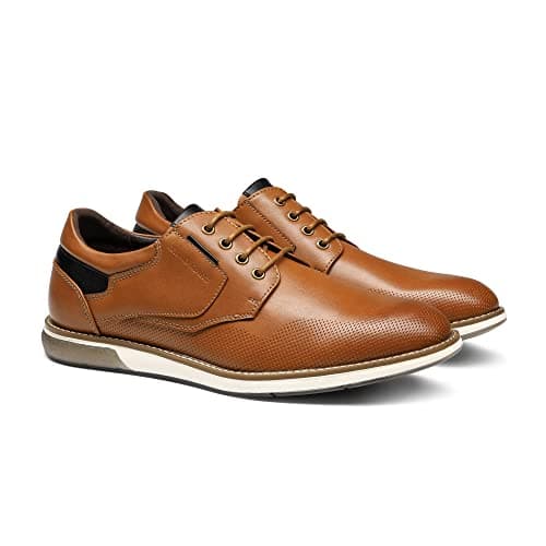 Bruno Marc Men's Casual Dress Shoes,Size 12,Brown,SBOX2336M — view 4