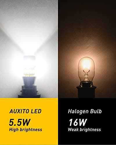 AUXITO 912 921 LED Bulbs for Backup Light Reverse Lights, 42-SMD 400% Brighter, 6000K White, Non-polarity 906 W16W T15 921 LED Bulb Direct Back Up Parking Light Replacement Lamp, Pack of 2 — view 2