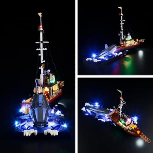 LIGHTAILING Light for 21350 Jaws - Led Lighting Kit Compatible with Building Blocks Model - NOT Included The Model Set — view 3
