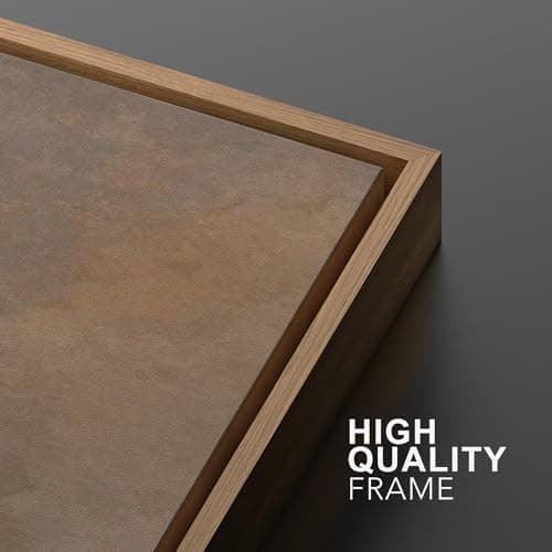 MUDECOR Framed Canvas Print Wall Art Set Rustic Neutral Minimalist Earth Tone Illustrations Modern Art Decorative Bohemian Calm/Zen for Living Room, Bedroom, Office - 24"x36"x2 Natural — view 4